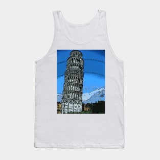 Leaning Tower of Pisa bywhacky Tank Top